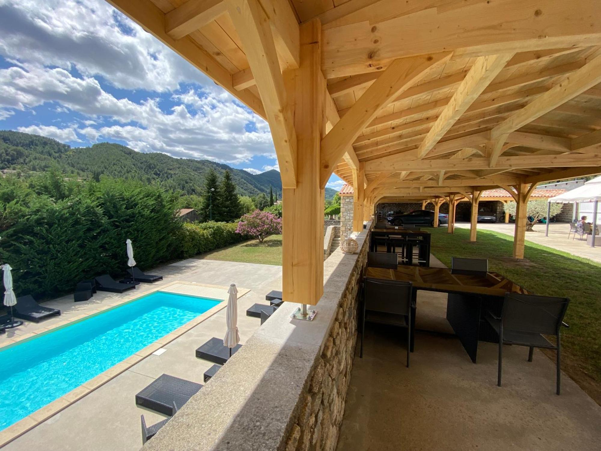 Domaine Les Buis Bed & Breakfast Saint-Fortunat-sur-Eyrieux ภายนอก รูปภาพ